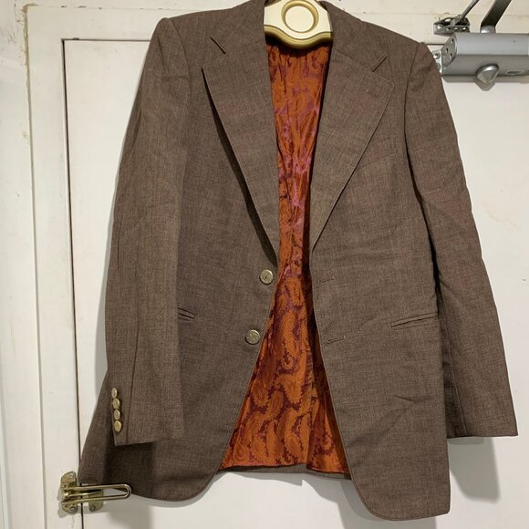 THE FORUM VINTAGE CUSTOM TAILORED WOOL BLAZER SIZE S - Picture 1 of 13